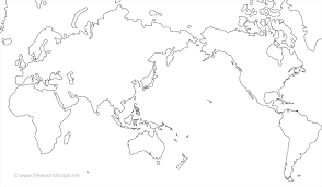 Explore countries of the world, publish it to the world. Pacific Centered World Map