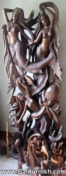 Check out our mermaid wood carving selection for the very best in unique or custom, handmade pieces from our wall hangings shops. Carved Wood Mermaids From Bali Carved Mermaid Mermaid Art Carving