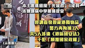 「購武備戰」鬧獨暴 「光城者」7魔落網 查爆竊搜「獨」文宣 警破案中案揭陰謀 「光城」隱密金主 勾連攬炒區佬 專家倡「三強化」遏瞞報斷疫鏈 4. Qpbfyzujhjc1bm
