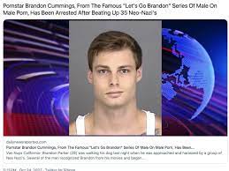 Pornstar Brandon Cummings ... Arrested After Beating Up 35 Neo-Nazi's' -  Truth or Fiction?