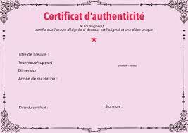 Un certificat dauthenticité pour vos œuvres ? - Le Guide de lartiste  auteur