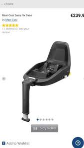 Einbau maxi cosi 2wayfix & 2way pearl in vw polo. Maxi Cosi 2way Fix Base For Sale In Sunday S Well Cork From Katrinna