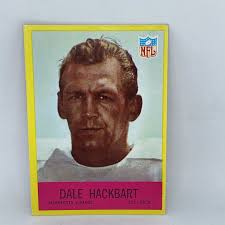 1967 PHILADELPHIA #102 DALE HACKBART VG+ (RC) VIKINGS *X60251