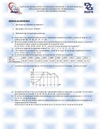 Las medidas de dispersión tratan, a través del cálculo de diferentes fórmulas, de arrojar un valor en otras palabras, las medidas de dispersión son números que indican si una variable se mueve. Pdf Tarea De Medidas De Dispersion Francisco Fernandez Academia Edu