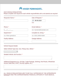 Taking care of vehicle is very important for the owner of the vehicle. Service Vehicle Requisition Form Template Jotform