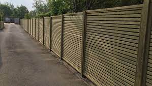 It's a much cheaper, more efficient solution than buying lots of slats or replacing your entire fence. Slatted Fencing Venetian Fencing Trentwood Fencing