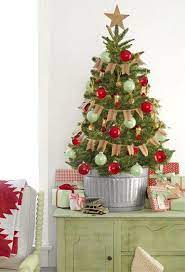 37 Ideas To Trim Your Christmas Tree Mini Christmas Tree Cool Christmas Trees Small Christmas Trees