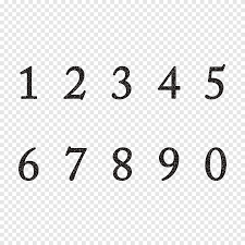 Designer's page on abstract fonts. Angka Angka Angka Times New Roman Mnemonic Angka Romawi Mansion Sudut Teks Png Pngegg