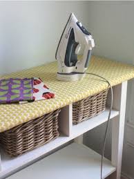 A Stylish Organized Laundry Room Is Possible Hobby Bastelraum Naherei Ikea Beistelltisch