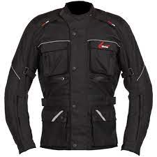 Weise Zurich Textile Motorcycle Jacket Black