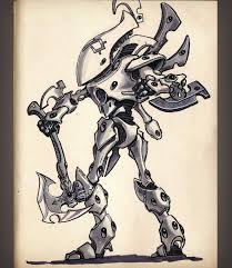 Day 22 Eldar Wraithblade Too Tired Today To Make This One Special Inktober Inktober2017 Eldar Elf Wraith Blade Con Warhammer 40k Art Sword Drawing Art