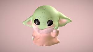 My little green friend, so ironic. Cute Baby Yoda Download Free 3d Model By Sabrina Zakir Sabrinazakir123 533dd82