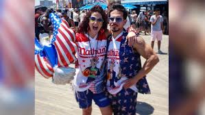 The nathan's hot dog eating contest is a holiday celebration that is recognized across the globe, major league eating chair george shea said in a release. Gnzrqtytm1ftcm