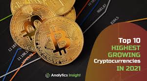 These are the top 10 cryptocurrencies that are most worthy of the question becomes, where is the best place to invest your money in the market? Top 10 Highest Growing Cryptocurrencies In 2021