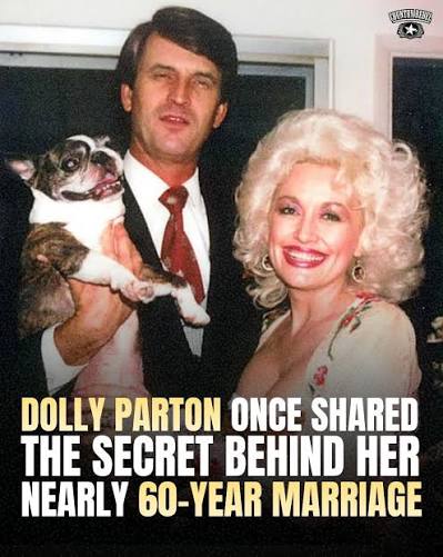 Dolly Parton and Carl Dean had a love story for the ages. Two years before her passing, Dolly shared valuable insight into what made their marriage last. Link in comments to watch.