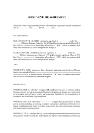 We can help foreign exporters/traders expose and sell their products/services in all over. 53 Simple Joint Venture Agreement Templates Pdf Doc á… Templatelab