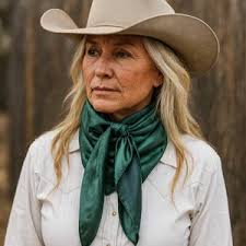 Wild Rag Floral Tooled Leather Light Tan Cowboy Western Neck Scarf Bandanna  by Double B Wild Rags