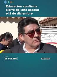 🎓📌 El ministro de Educación, Omar Veliz, informó que la gestión escolar  concluirá el 5 de diciembre, de acuerdo con el calendario y las propuestas  de los directores departamentales para garantizar su ...