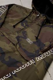 Obey World Wide Outline Camo Anorak Jacket Zumiez Camo Anorak Jacket Anorak Jacket Anorak