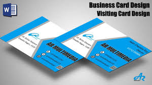Word makes it quick and easy to print a stack of business cards out and have them ready to … in this howtech written tutorial, we're going to show you how to create a business card in word 2013. Ms Word Tutorial Create Professional Business Card Design Tutorial 2019 Create Business Card Youtube