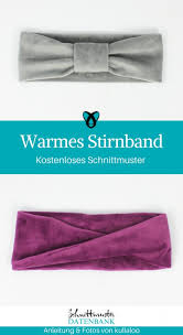 Haben wir für dich unsere ersten papierlosen schnittmuster zusammen gestellt. Warmes Stirnband Kostenlose Schnittmuster Datenbank