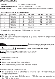 Midland Radio X Tra Talk Gmrs Frs Lxt118 Series Users Manual