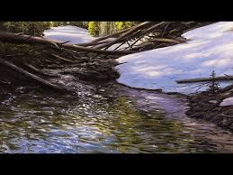 Develop the skills and tools you'll need in your landscape art. Quick Easy Way To Paint Realistic Water Youtube