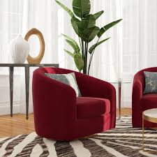 Shop our collection featuring show wood armchairs, velvet accent accent chairs are intended to accentuate the style and decor of your home and are the perfect piece of furniture to complete. 5 Designer Approved 5 Red Living Room Ideas That Are Hotter Than Hot Modsy Blog