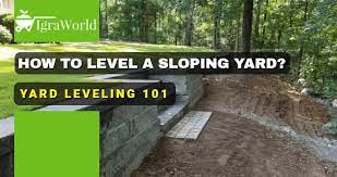 You cannot flatten a corner which is shared with a tree tile (or other immovable object). How To Level A Sloping Yard Yard Leveling 101