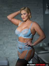 Ryan Keely Curvy Blonde in Stockings