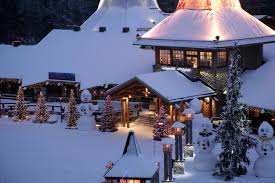La casa degli elfi postali. Lapponia Rovaniemi La Casa Di Babbo Natale Industria Del Turismo
