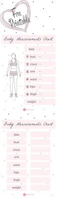 Body Measurement Chart Body Measurement Chart Fitness
