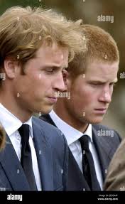 Prince william prince harry frances hi-res stock photography and images