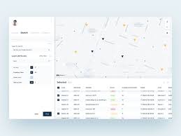 Search Objects By Attributes Table View And List View Behance Instagram Interface Design Web Application Design Wireframe Design