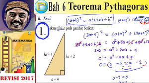 Dengan hadirnya bse matematika semester 2 smp / mts kelas 8 ini memudahkan siswa, guru, dan wali murid dalam proses belajar mengajar di sekolah. Teorema Pythagoras Matematika Kelas 8 Bse K13 Rev 2017 Luk 6 Esay No 1 Persamaan Segitiga Youtube