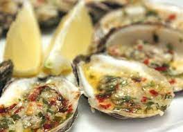 Oysters With Spicy Garlic Butter Yummy Seafood Oyster Recipes Aphrodisiac Foods
