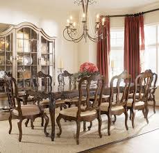 Havertys dining room furniture set with china cabinet, table and 6 chairs. 519 304 Coeur De France Costellane Dining Table