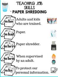 Special Education Job Skills Paper Shredding By Functional Learning Special Education Jobs Education Jobs Special Education