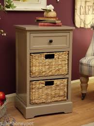 Pin By Noha Aly On Home Vintage Style Bedside Tables Wicker Baskets Vintage Chic