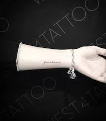18 stylish coordinate wrist tattoos; Fearless Tattoo On The Wrist Fearless Tattoo Wrist Tattoos Words Meaningful Wrist Tattoos