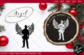 Rip Construction Worker Memorial With Angel Wings Graphic By Thesilhouettequeenshop Creative Fabrica In 2020 Crafts Design Crafts Wedding Crafts