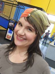 Upcycled sweater hat made with hand sewing