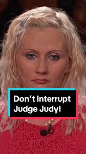 Don't interrupt Judge Judy! #judgejudy #tv #tvshow #legaltiktok