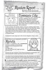 Below you will find an updated list of all working codes for clover kingdom. Iluvluvnutella Black Clover Light Novel Characters