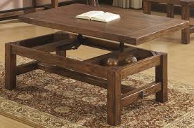 Lavendale extendable frame 2 nesting tables. Solid Wood Coffee Table With Lift Top
