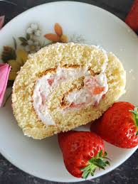 In a saucepan over medium heat, add the strawberry puree (or pieces), sugar and cornflour, and stir constantly until the mixture thickens and comes to a boil. Strawberry Cake Roll My Gorgeous Recipes