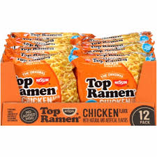 Check spelling or type a new query. Top Ramen Chicken Flavor Ramen Noodle Soup 12 Count 3 Oz Foods Co
