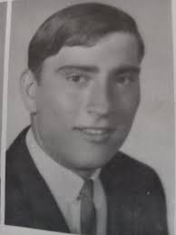 1967 graduation photo of a kind and talented athlete