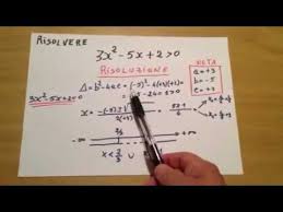 Risoluzione delle equazioni di secondo grado complete. Risoluzione Di Una Disequazione Di Secondo Grado Youtube