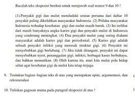 Argumentasi adalah bentuk alasan atau bukti yang digunakan untuk memperkuat pernyataan dalam tesis walaupun dalam pengertian yang umum, argumentasi juga dapat digunakan untuk menolak suatu pendapat. Tuliskan Gagasan Utama Pada Paragraf Eksposisi Di Atas Brainly Co Id